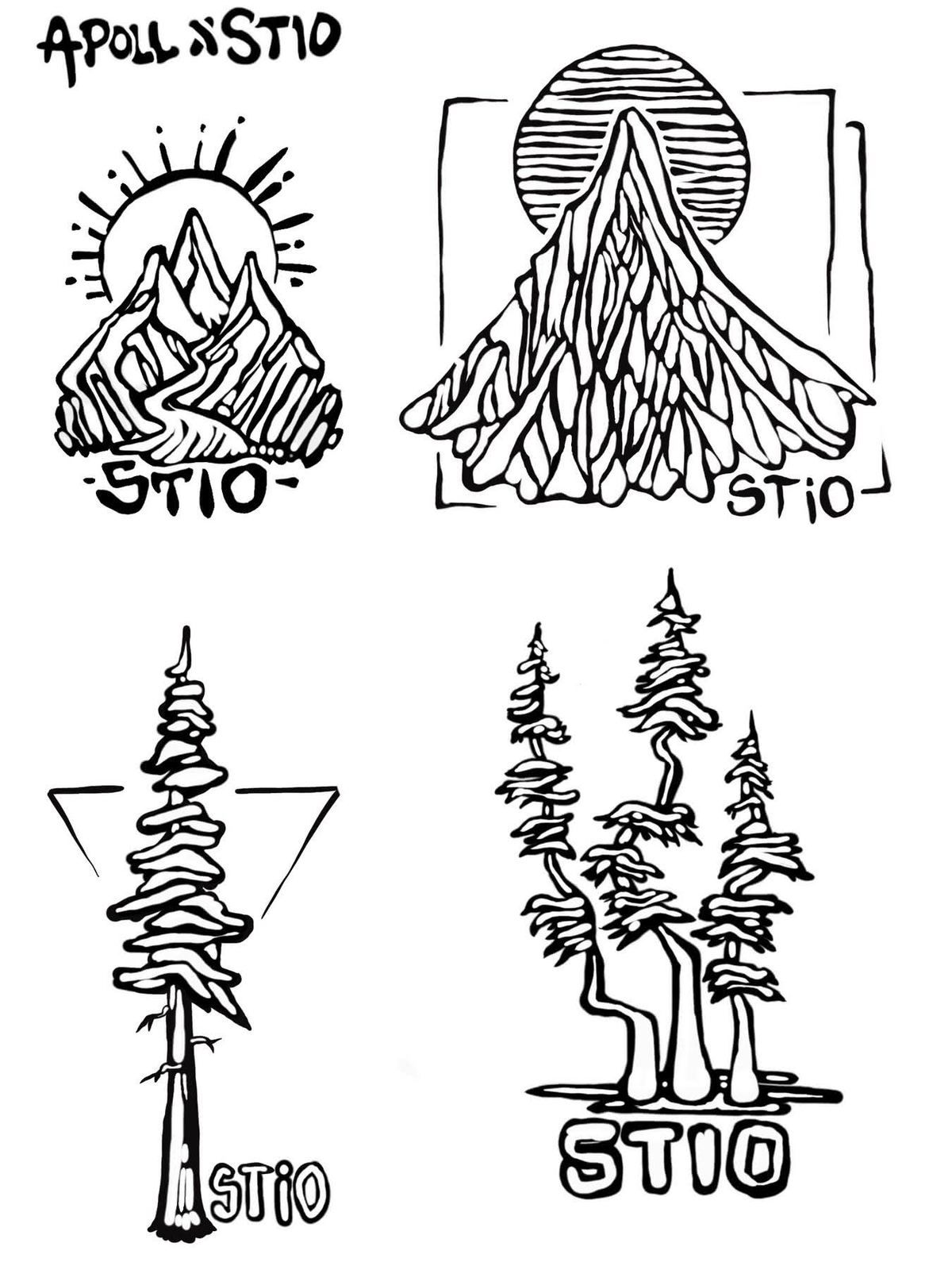 APOLL x Stio sketch sheet